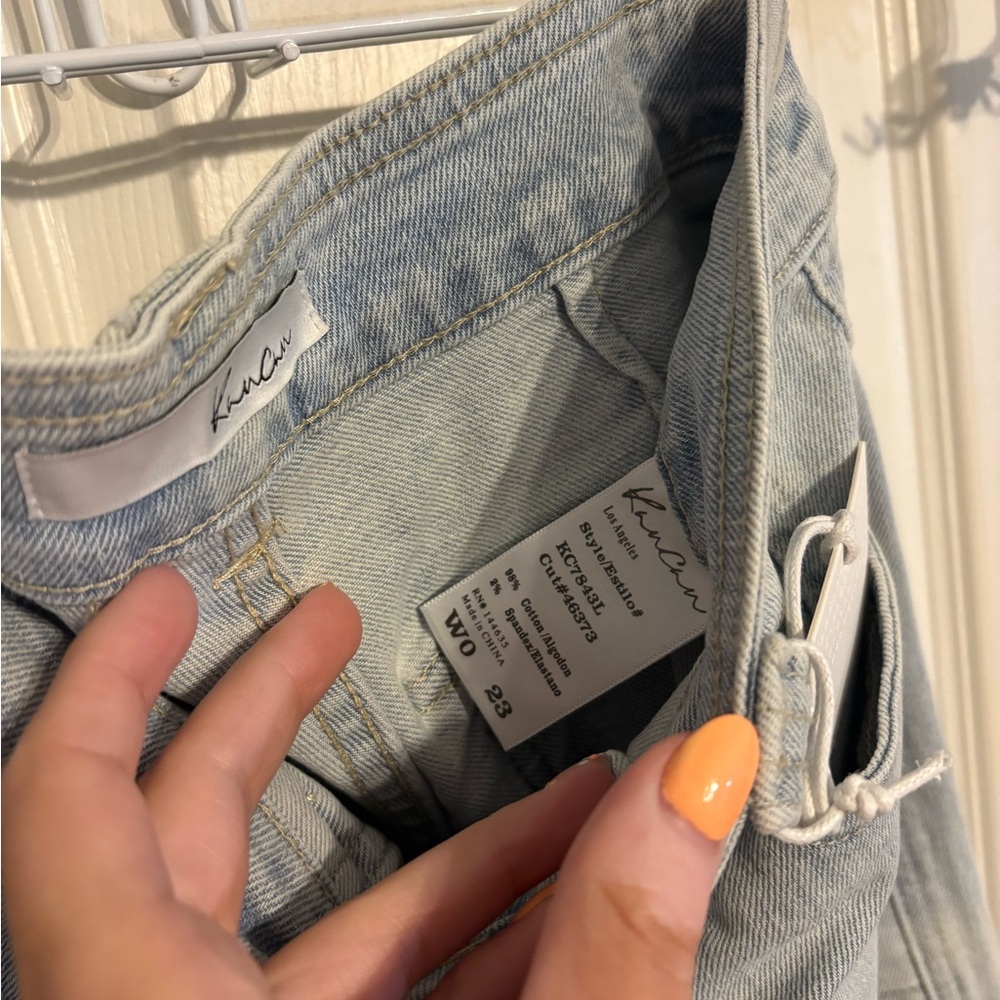 KanCan Blue Ankle Cropped Jeans - Picture 3 of 4
